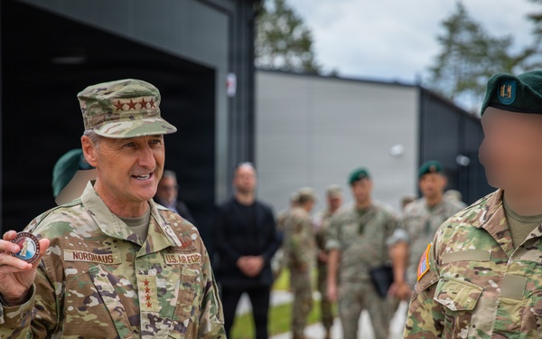 Chief of the National Guard Bureau Visits Service Members in Lithuania