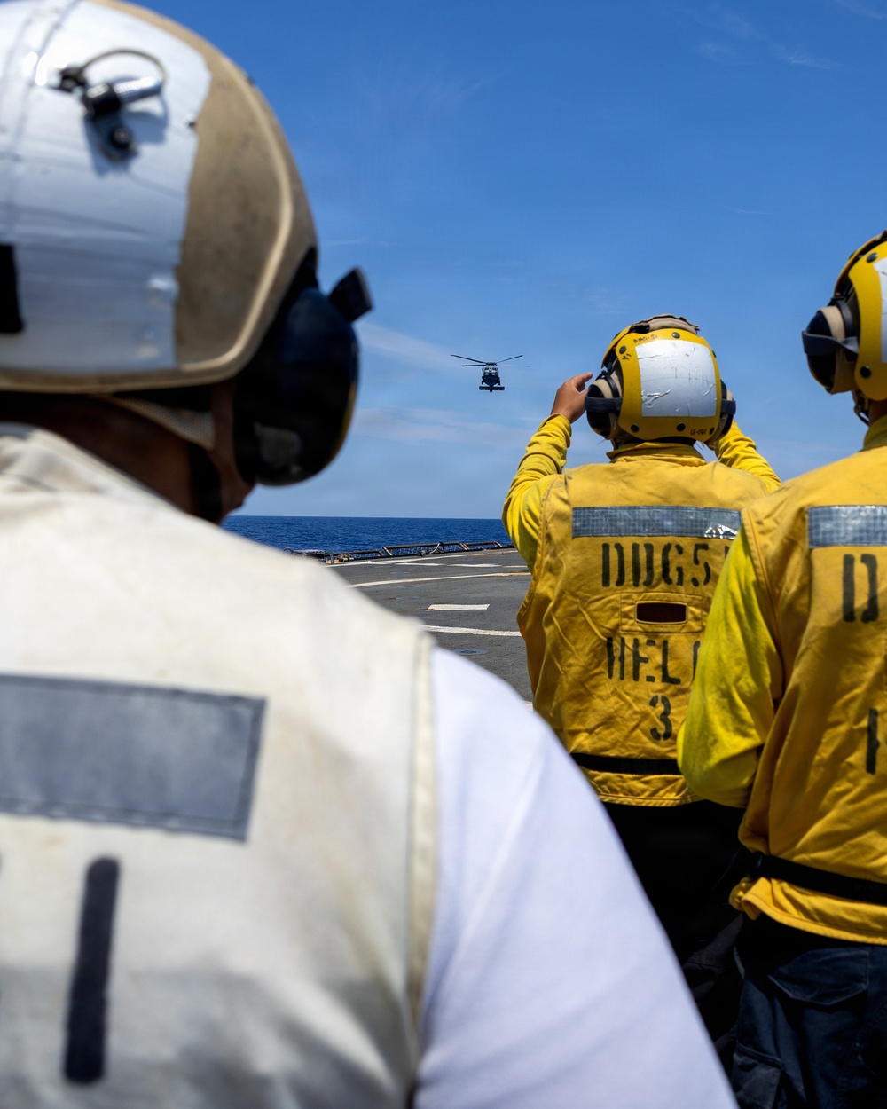 USS Arleigh Burke Conducts Flight Operations in the Mediterranean
