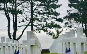 United in Remembrance: Flag Placement Marks 82nd Anniversary of D-Day at Normandy