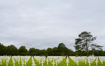 United in Remembrance: Flag Placement Marks 82nd Anniversary of D-Day at Normandy