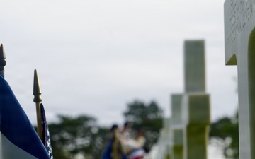 United in Remembrance: Flag Placement Marks 82nd Anniversary of D-Day at Normandy