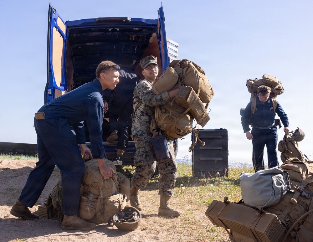 U.S. Marines showcase amphibious capabilities with boat insert in Estonia