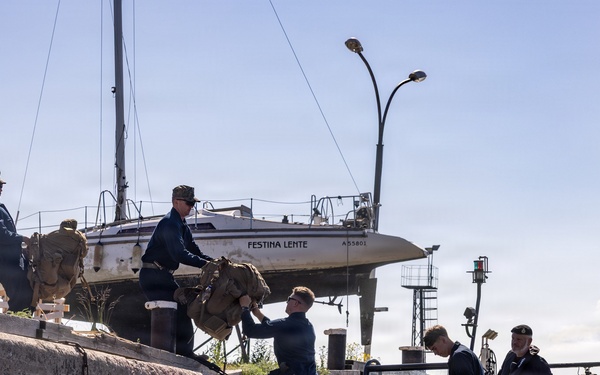 U.S. Marines showcase amphibious capabilities with boat insert in Estonia