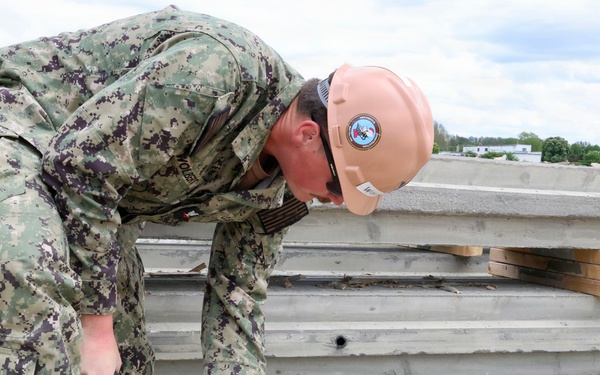 Seabees prepare for Boat Ramp Construction