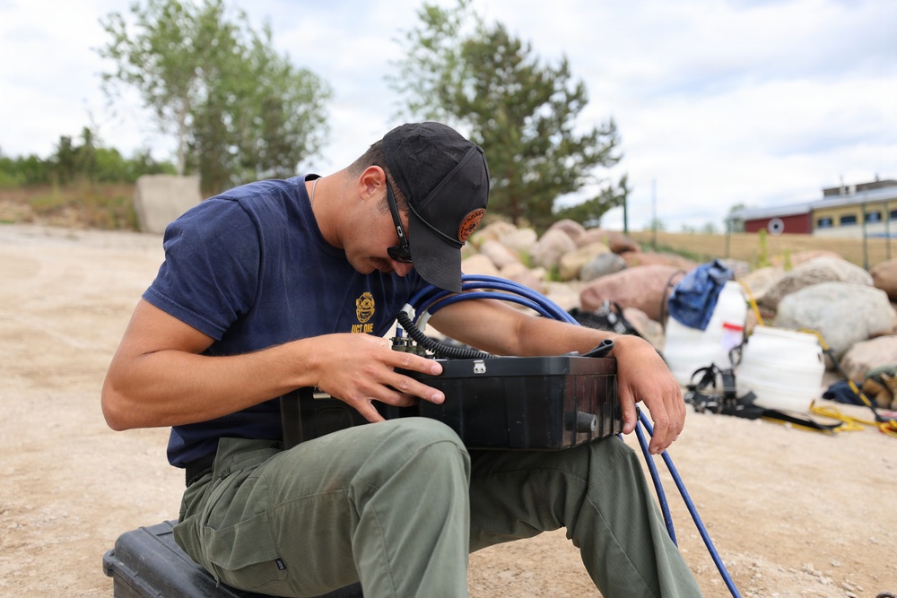 Underwater Construction Team One operations during BALTOPS 2026
