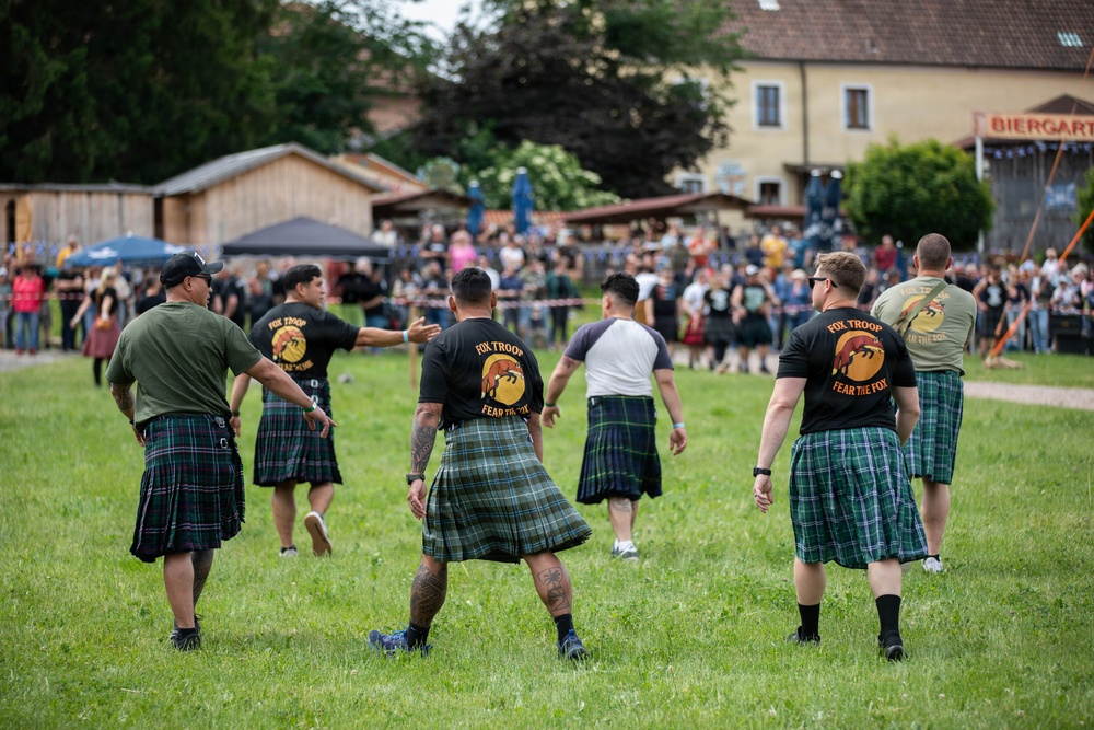 2d Cavalry Regiment participates in Highland Games