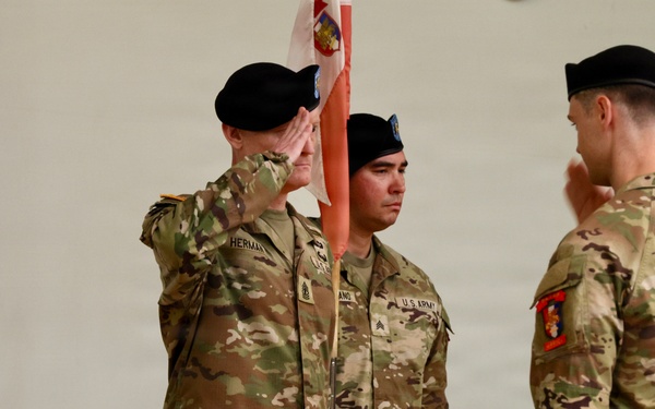 Intelligence and Sustainment Company conducts change of command ceremony