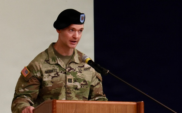 Intelligence and Sustainment Company conducts change of command ceremony