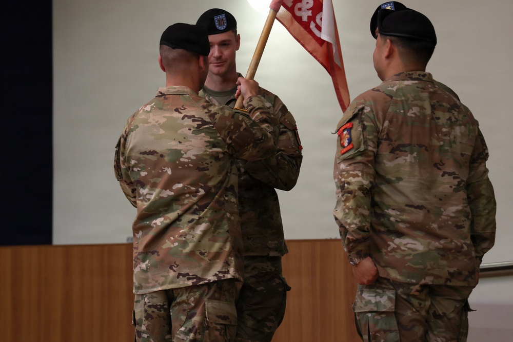 Intelligence and Sustainment Company conducts change of command ceremony
