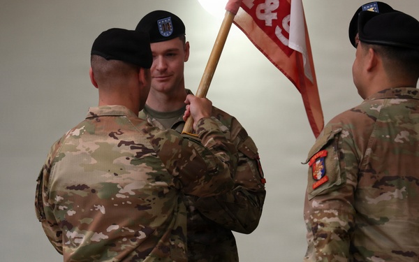 Intelligence and Sustainment Company conducts change of command ceremony