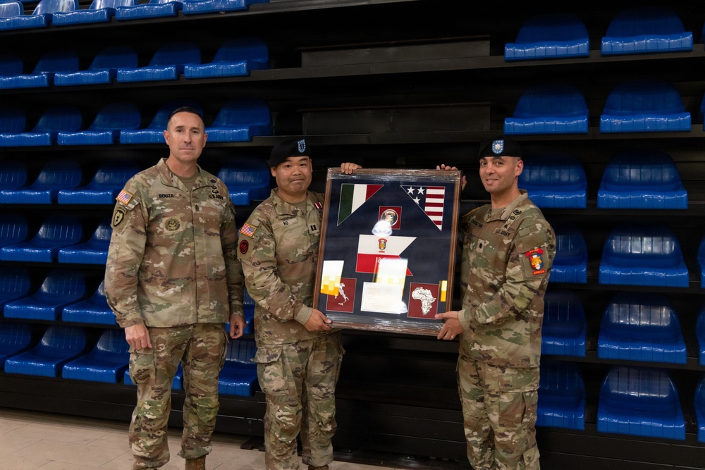 Intelligence and Sustainment Company conducts change of command ceremony