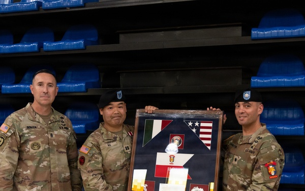 Intelligence and Sustainment Company conducts change of command ceremony