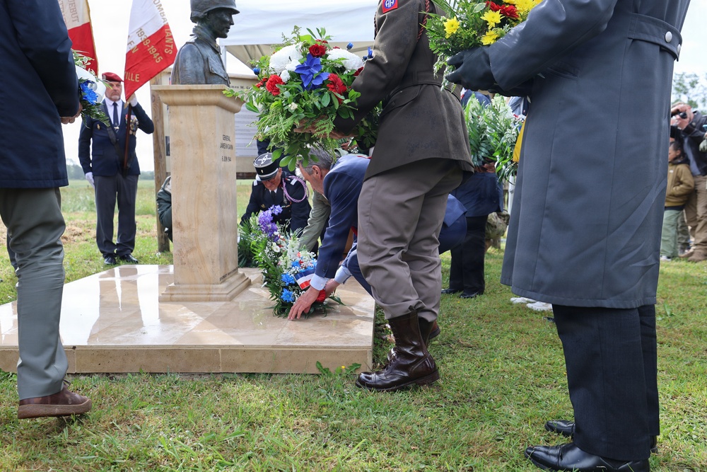 The laying of commemorative wreaths