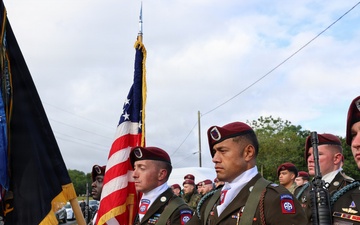 The U.S. Army 82nd Airborne Division Color Guard