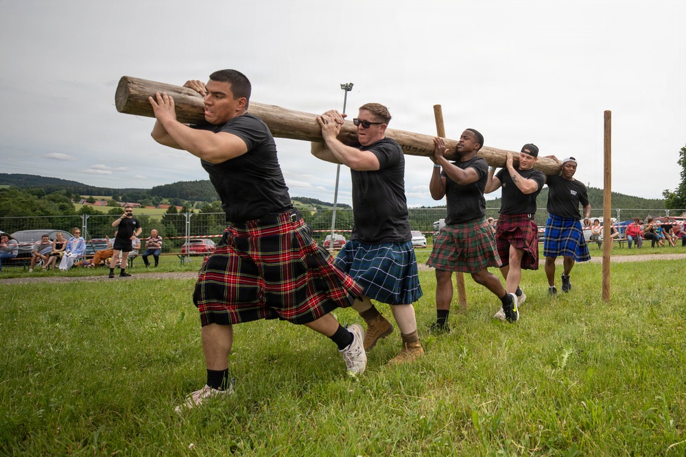 2d Cavalry Regiment participates in Highland Games