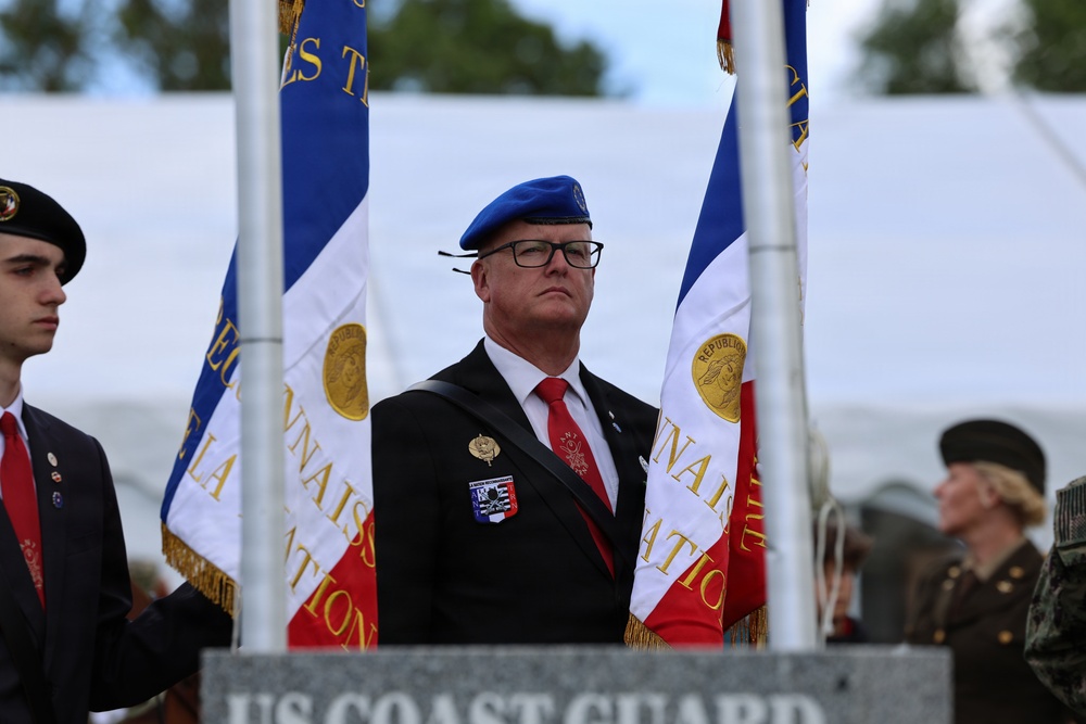 rench veterans and citizens pay tribute to Jack Hamlin and the U.S. Coast Guard crew of Flotilla One