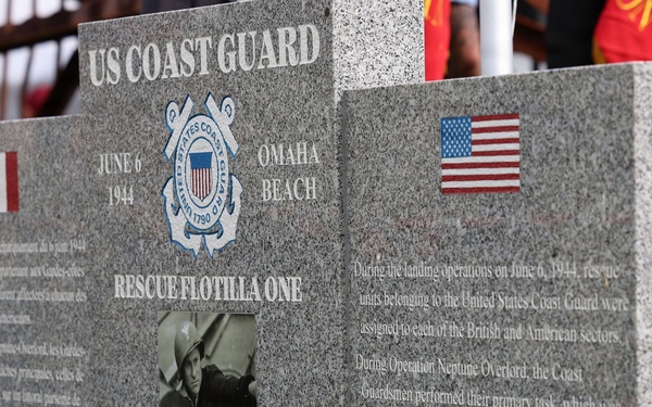Memorial dedicated to both Jack Hamlin and the crew of the U.S. Coast Guard Flotilla One