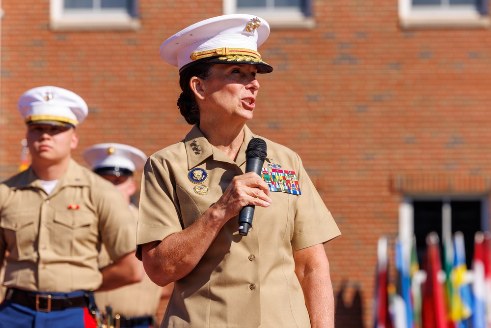 Marine Corps Embassy Security Group Change of Command Ceremony