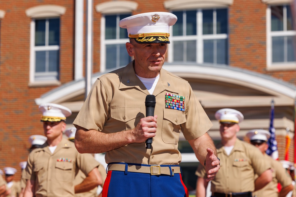 Marine Corps Embassy Security Group Change of Command Ceremony