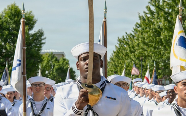 Recruit Training Command Pass in Review