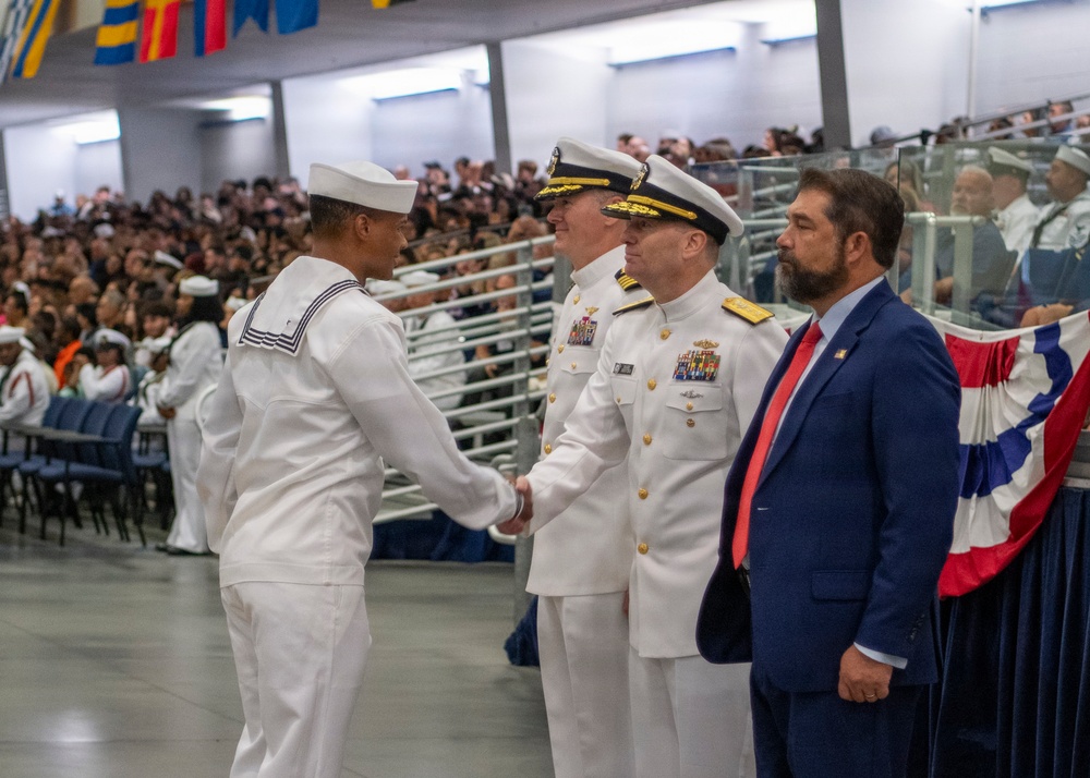 Recruit Training Command Pass in Review