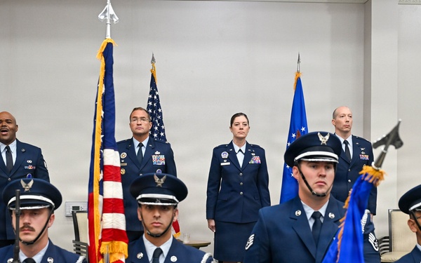 Lt. Col. Markley Meets the Beasts at 351 RCS Change of Command