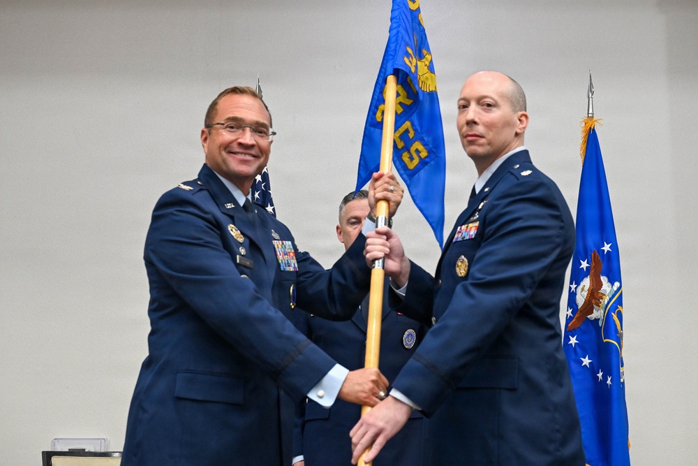 Lt. Col. Markley Meets the Beasts at 351 RCS Change of Command