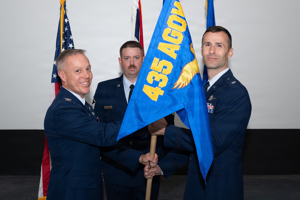 435th CRG Detachment 1 change of command