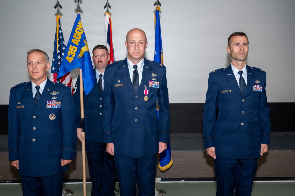 435th CRG Detachment 1 change of command