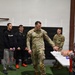 Staff Sgt. Brett Keyes, Lehigh Valley Company, training Future Soldiers