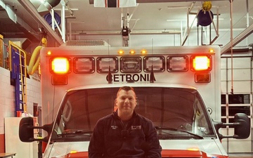 Army recruiter serves community as EMT