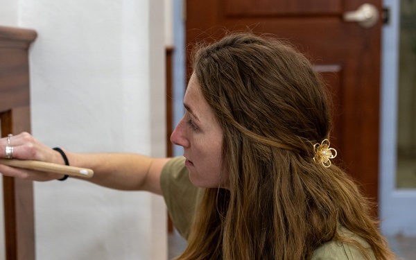 A Stroke of Genius: Painters Give the Commander's Quarters a Makeover