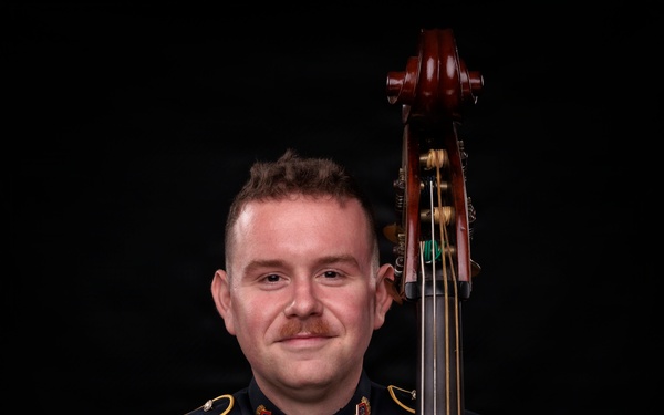 Staff Sgt. Kevin Beardsley - Bass- US Army Field Band Personnel Headshots
