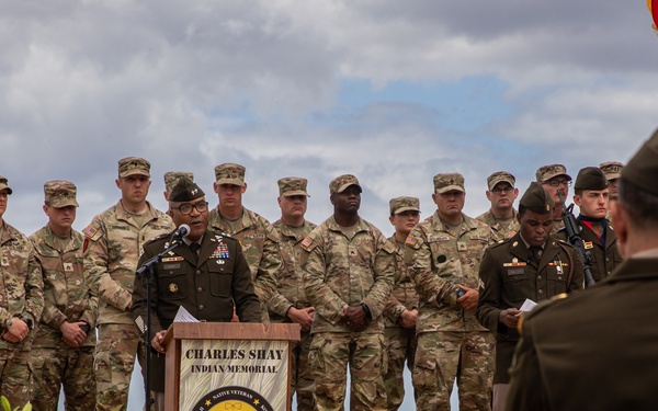 Big Red One Soldiers Honor Master Sgt. Charles Shay at Memorial Ceremony, June 5, 2026