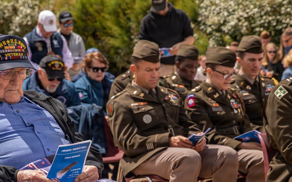 Big Red One Soldiers Honor Master Sgt. Charles Shay at Memorial Ceremony, June 5, 2026
