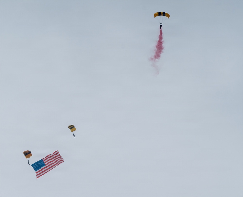 Golden Knights Mark 82nd Anniversary of D-Day at 507th PIR Monument