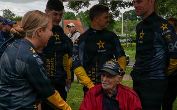 Golden Knights Mark 82nd Anniversary of D-Day at 507th PIR Monument