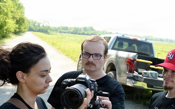 University teams trace Corps of Discovery route, gather photographic wildlife data at Fort Leavenworth