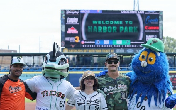 JFK at Norfolk Tides Game