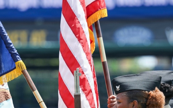 JFK at Norfolk Tides Game