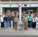 U.S. Army and French-German Brigade pose with students of College Gambetta