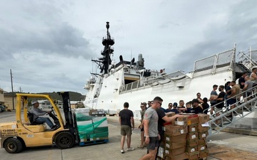 NAVSUP FLC Jacksonville site NS Guantanamo Bay team helps USCGC James (WMSL-754)