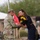 Col. George Morris’ wife receives yellow flowers Col. George Morris’ wife receives yellow flowers