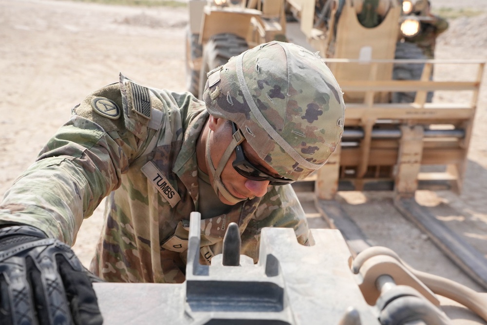 U.S. Army Soldiers Conduct Operations in the Middle East