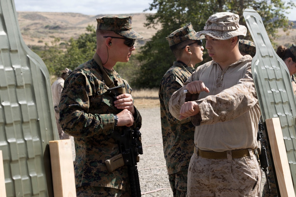 U.S. Marines with 1st CEB host live-fire range for Fleet Marine Force training