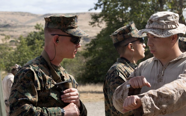 U.S. Marines with 1st CEB host live-fire range for Fleet Marine Force training