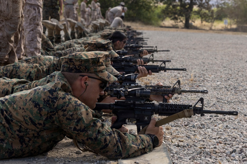 U.S. Marines with 1st CEB host live-fire range for Fleet Marine Force training
