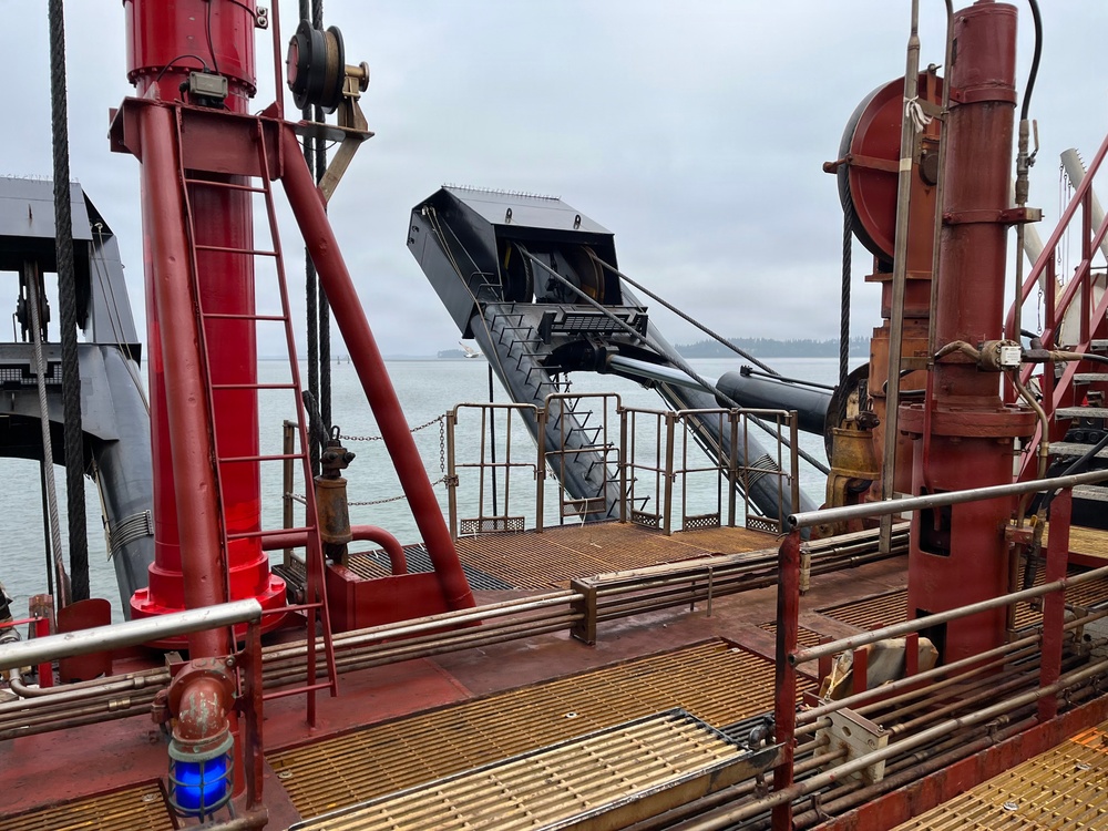 Beyond the desk: A week aboard a USACE dredging vessel to protect an ancient, elusive fish
