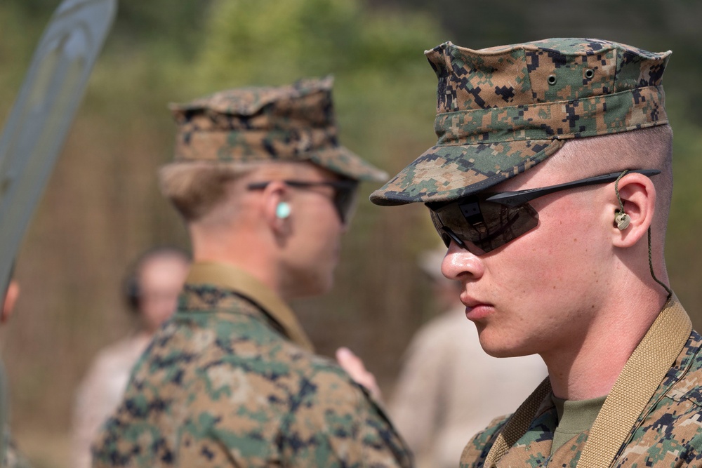 U.S. Marines with 1st CEB host live-fire range for Fleet Marine Force training