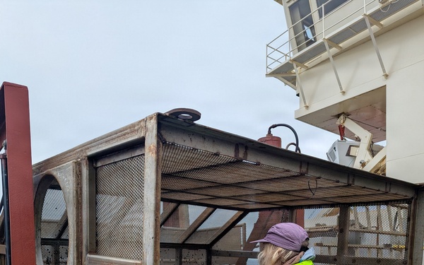 Beyond the desk: A week aboard a USACE dredging vessel to protect an ancient, elusive fish
